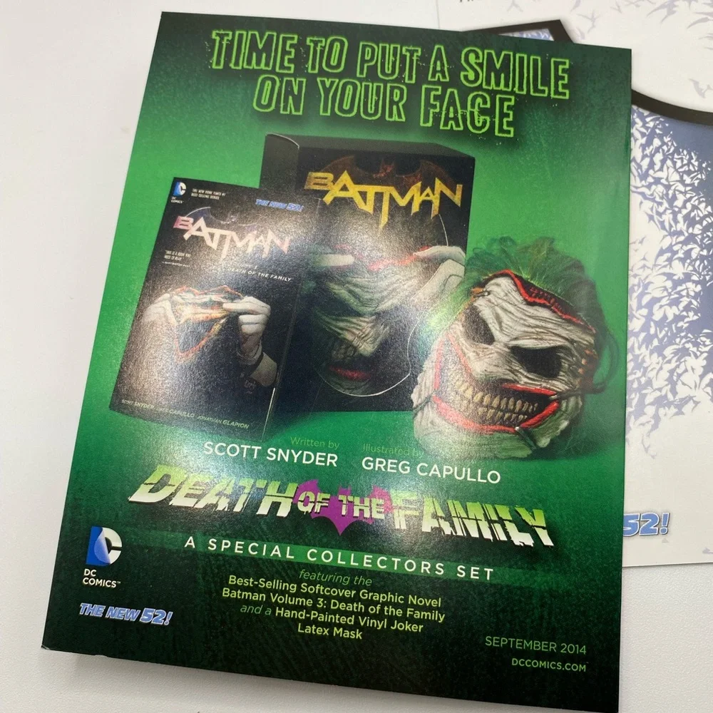 2013 DC Comics Promotional Comic Book Card Displays. Batman. Joker. - Picture 5 of 7